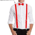 Y - Back Style Suspender Bells for Boys (Red)
