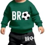 Kids Boys Printed Cotton Blend Full (Green)