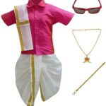 Kids Royal Look Boys Silk Cotton (Pink)