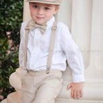 Y - Back Style Suspender Bells for Boys (Beige)