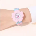 Kids Flower Watch - Butterfly and Floral Design