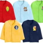 Baby Front Open Full Sleeves Jhabla Vest T-Shirt (100% Cotton)