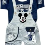 Kids Boys Dungarees Clothing Set (Blue)