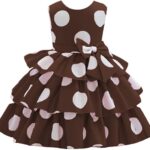 Baby -  Girl's Stain Blend A - Line (Brown)