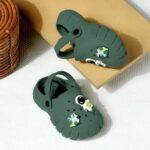 Kids Casual Summer Clog Shoes (Dark Green)