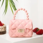 Purse for Kids Girls Stylish Mini Sling (Baby Pink)