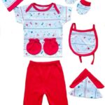 Red Baby Clothing Gift Set for Newborn Boys & Girls (14 Pieces)