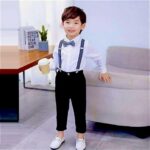 Baby Boys Cotton Blend and Spandex Full (White)