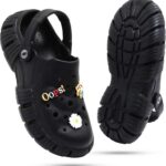 Kids Casual Summer Clog Shoes (Black)