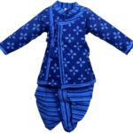 Boys Kids Ethnic Traditional Wear Set – Stylish Festive Outfit (Maharaja Blue)