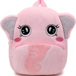 Cute Kids BackPack Toddler bag Plush (Cute Pink Elephant)