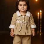 Trendy Baby Girl Winter Outfit/Full Sleeve