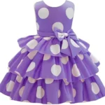 Baby -  Girl's Stain Blend A - Line (Lavender)