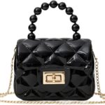 Purse for Kids Girls Stylish Mini Sling (Black)