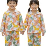 Kids Cotton Printed Night Suit Set (Multicolor)