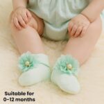 Newborn Baby's Regular Cotton Socks (Green)