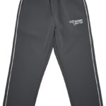 Boy's Regular Fit Stretchable Track (Dark Grey)