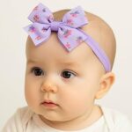 3Pcs Baby Headbands for Baby Girl and boy (Purple)