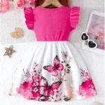 Apparel Summer Dress for Baby Girl/Frocks(Pink White)