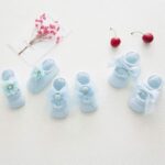 Newborn Baby's Regular Cotton Socks (Blue)