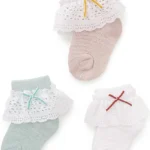 Baby Girls Cute Cotton Lace Ruffle Socks (Assorted Pack)