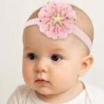 3Pcs Baby Headbands for Baby Girl and boy (Light Pink )