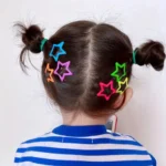 Star-Shaped Hair Clips, 3cm Size