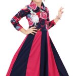 Kids Maxi Gown Dress for Girls (Pink)