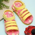 Floral Sandal for Baby Girl, Indoor