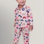 Cotton Full Sleeves Night Suit /Night (Pink)