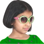 Oval Kids Sunglasses for 3-8years Old (Green)