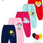 Girls Regular Fit Pyjamas Set (Multicolor)