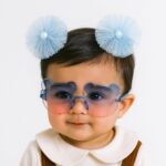 Bear Shape Sunglasses with 2Cute Flower