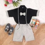 Baby Boys Cotton Half Sleeves Applique