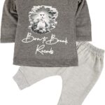 Kids Full Sleeves Dark Grey T-Shirt (Grey)