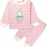 Unisex Cotton Fleece Full Sleeve Track Suit for Boys & Girls ( pink unicorn)