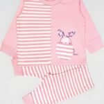 Unisex Cotton Fleece Full Sleeve Track Suit for Boys & Girls ( pink pocket)