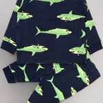 Unisex Cotton Fleece Full Sleeve Track Suit for Boys & Girls ( shark)