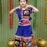 Kids Ethnic Wear Lehenga Choli for Girls (Blue)